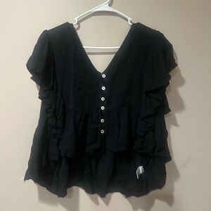 Black Top with cute details